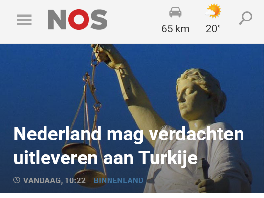 هولندا قد تسلم المشتبه بهم الى تركيا