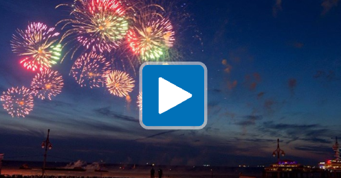 مهرجان الألعاب النارية في شاطيء Scheveningen بدنهاخ