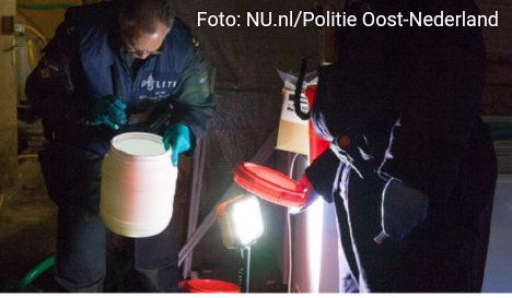 القبض على شخصين بعد اكتشاف معمل مخدرات في Gelderse Neede