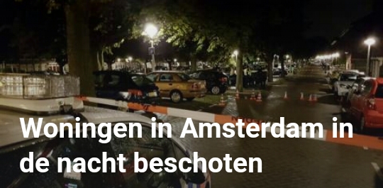 اطلاق النار على شقة في أمستردام ليلة البارحة