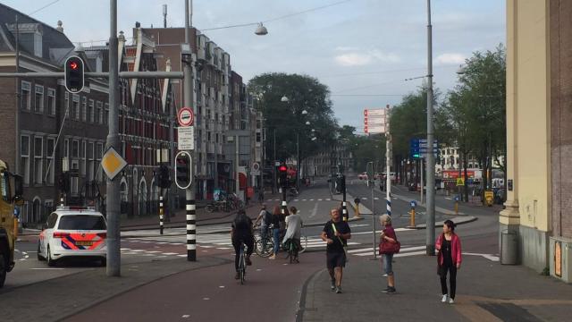 العثور على قنبلة في وسط أمستردام