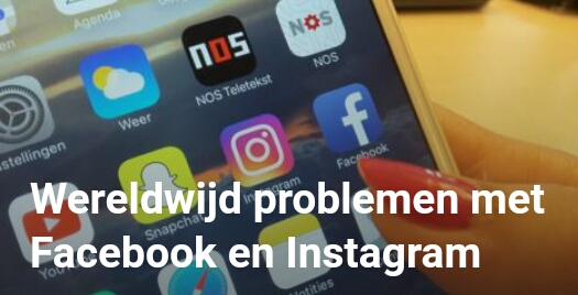 مشاكل في جميع انحاء العالم في Facebook و Instagram ..