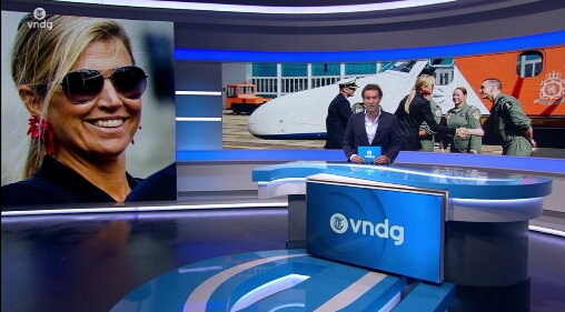 الملكة مكسيما تزور خفر السواحل في Den Helder