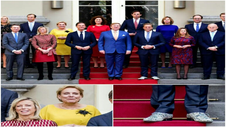 ضجة في هولندا حول حذاء وزير الصحة دي يونغ وفستان وزيرة الدفاع بيليفيلد !