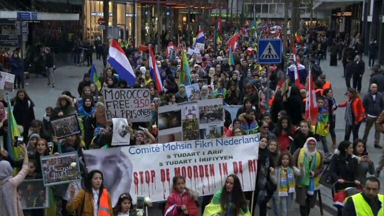 مظاهرة للمغاربة الهولنديين اليوم في روتردام بعد مرور سنة على وفاة الصياد