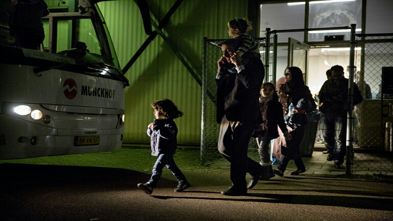 أعداد السوريين والفلسطينيين الواصلين الى هولندا منذ العام 2012 حتى الشهر التاسع هذا العام