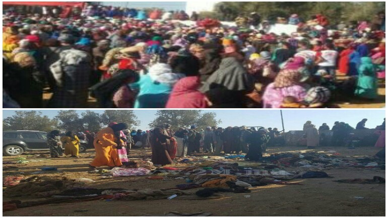 وفاة 15 امرأة في المغرب بسبب التدافع والاختناق أثناء توزيع المساعدات الغذائية