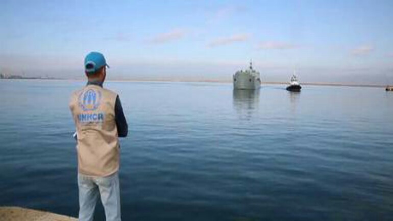 خفر السواحل الليبي ينقذ أكثر من 270 لاجيء من عرض البحر