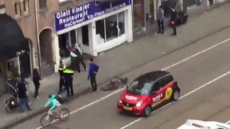 قضية تدمير زجاج المطعم الاسرائيلي بأمستردام - لن تنظر أمام قاضي التحقيق بل أمام محكمة ثلاثية !