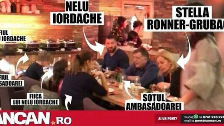 سفيرة هولندا في رومانيا تحت نيران الصحافة الرومانية - بسبب صورة عشاء !