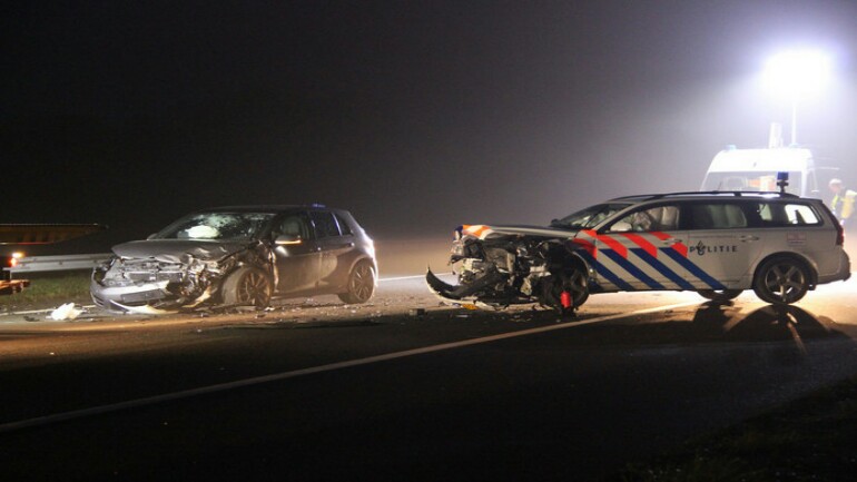 اصابة شرطيان بجروح بالغة بعد مطاردة لصان صباح اليوم في Deventer