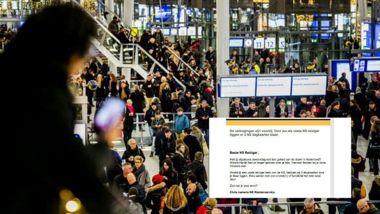 شركة القطارات NS تحذر من بريد وهمي يعرض تقديم بطاقات سفر مجانية