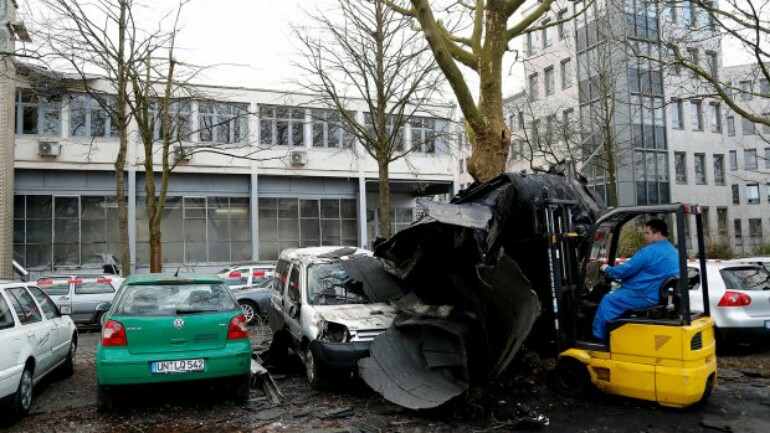 مليار يورو قيمة الأضرار التي سببتها العاصفة الأسبوع الماضي بألمانيا