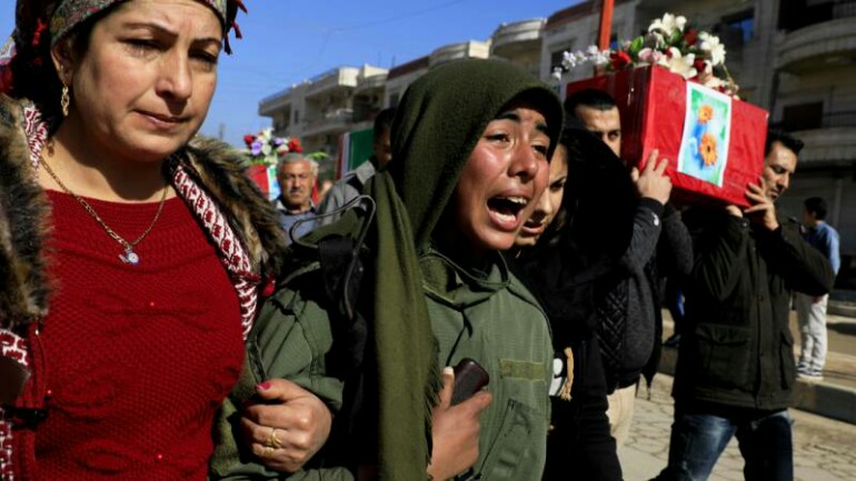 أردوغان: اسقاط مروحية تركية ومصرع جنديين داخلها - أثناء عملية عسكرية بعفرين