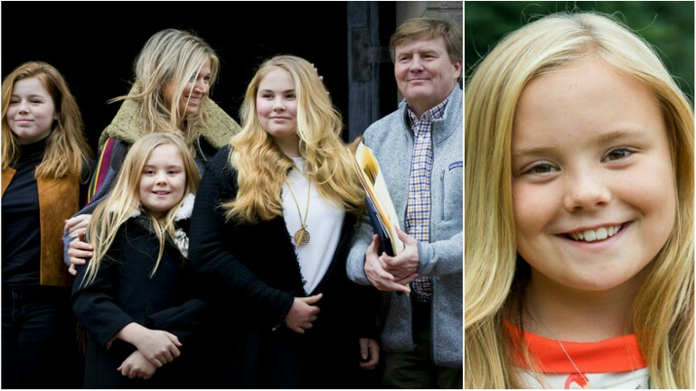 الأميرة أريانا 10 سنوات كسرت معصم يدها اليسرى أثناء التزلج