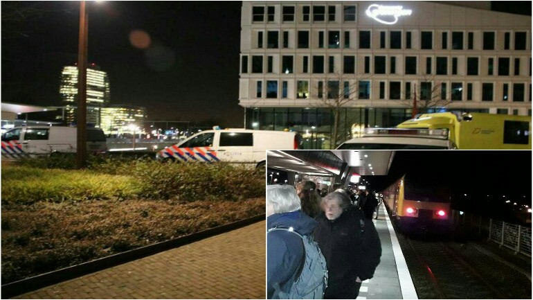 توقف حركة القطارات بين اسن وخرونينغين - بعد مصرع شخص دهسا بالقطار بمحطة Euroborg