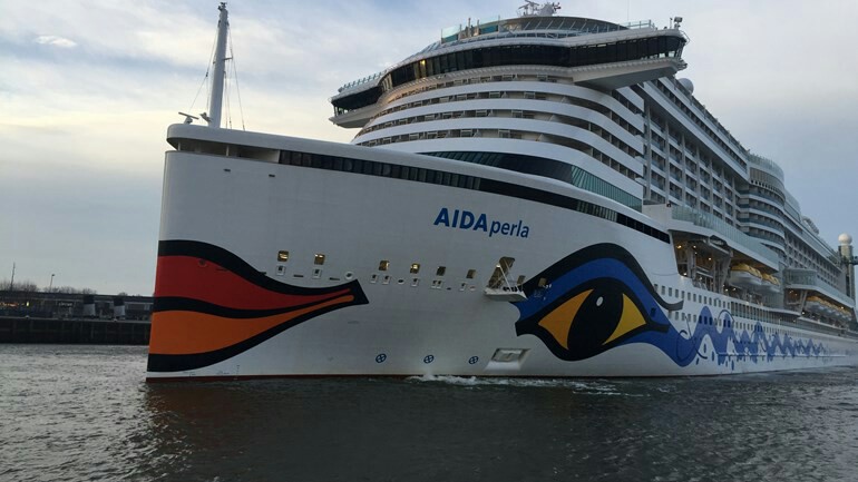 الموسم السياحي البحري يبدأ اليوم مع وصول السفينة السياحية AIDAperla الى روتردام