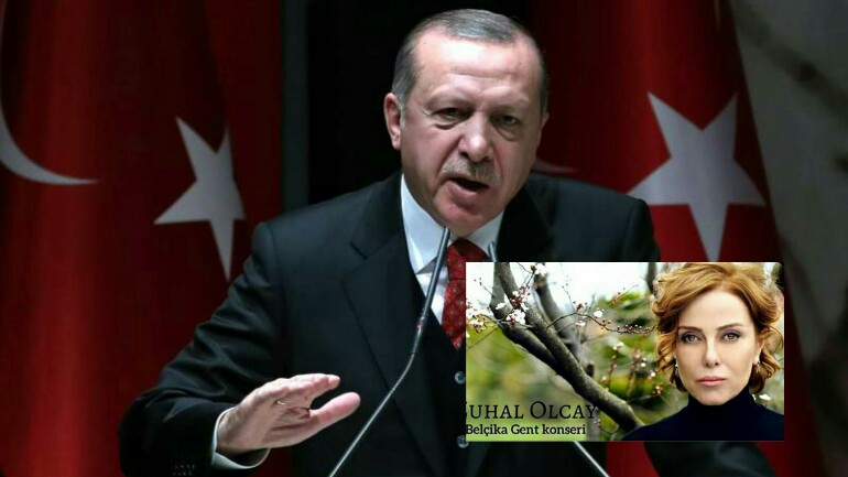 السجن لمغنية تركية بتهمة اهانة الرئيس التركي أردوغان