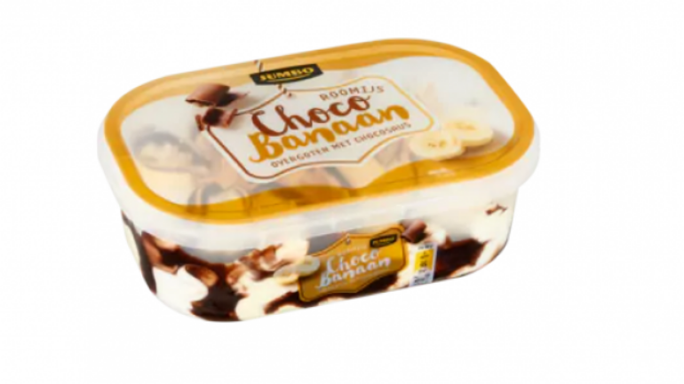 سوبرماركت Jumbo يستدعي عبوة الأيس كريم بالموز والشوكولا