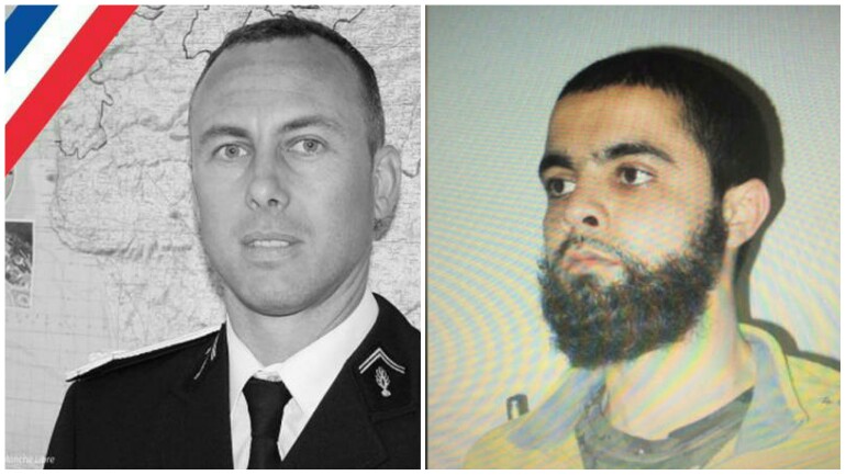 وفاة الشرطي الفرنسي الذي فدا الرهائن بنفسه متأثرا بجراحه و القبض على امرأة لعلاقتها برضوان