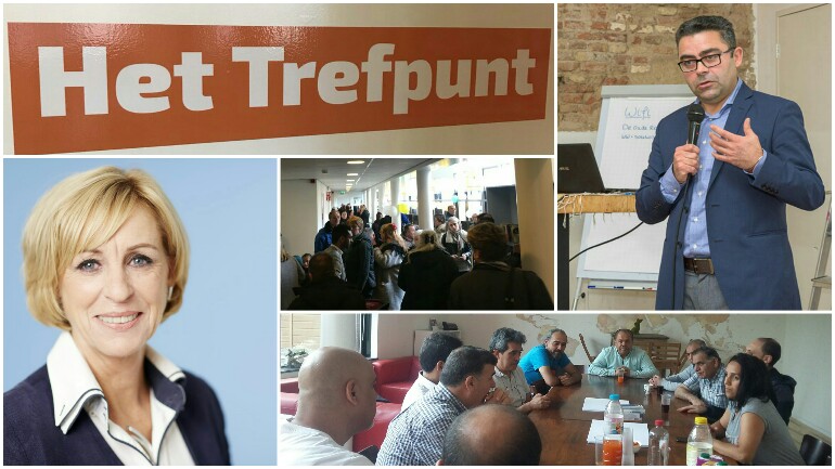 فريق نقطة اللقاء Het TrefPunt في مدينة Schiedam لدعم ومساعدة القادمين حديثا