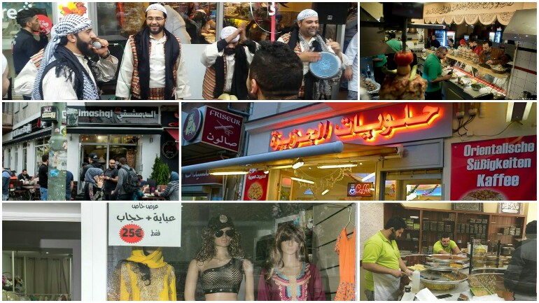 شارع العرب في برلين - بعد أن كان بيروت الصغيرة أصبح سوريا الجديدة