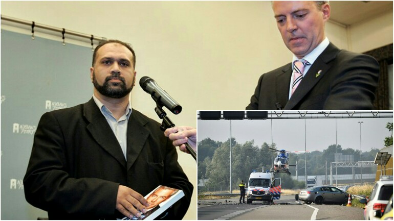 تبين أن أحد المتوفين بحادث التصادم صباح اليوم على A16 - هو الإمام الإسلامي السابق عبدالله