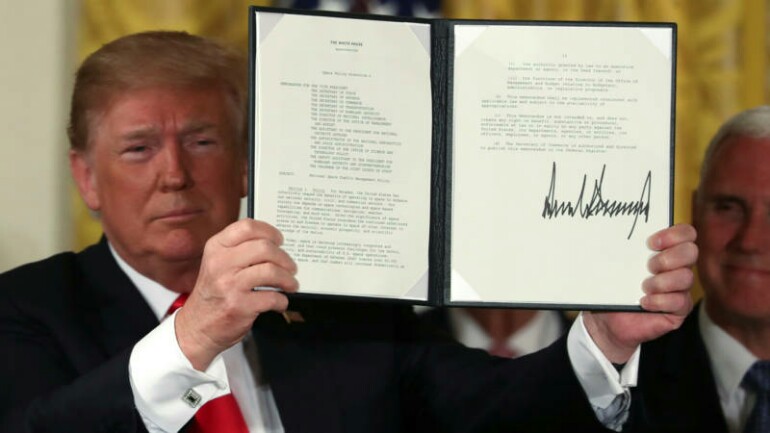 ترامب يريد انشاء قوة فضائية للعمليات العسكرية خارج الأرض