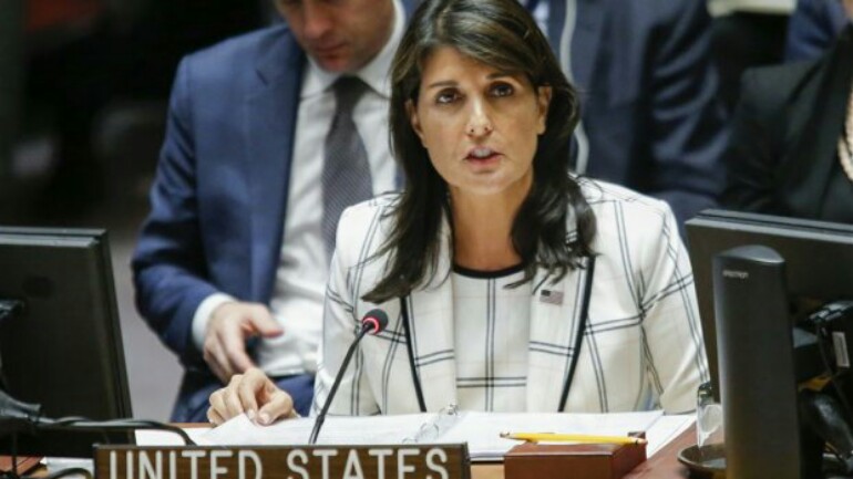 الولايات المتحدة تخرج من مجلس حقوق الانسان في الأمم المتحدة لأنه منافق ومعاد لاسرائيل