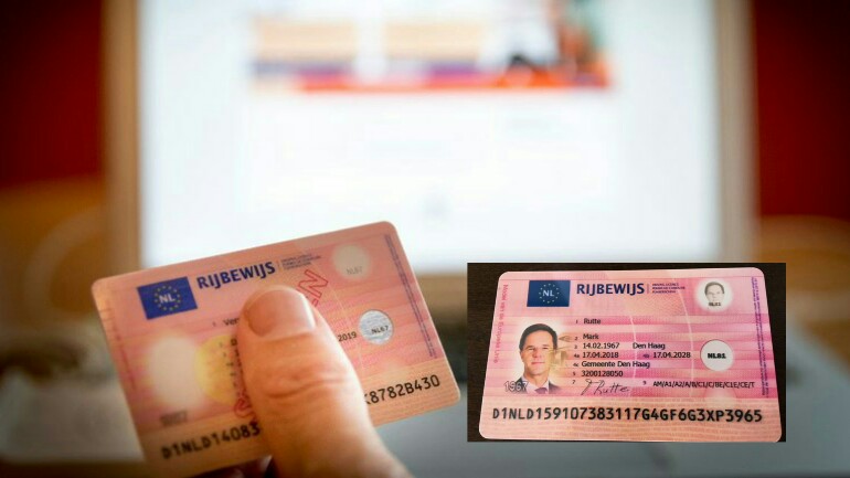 انتشار رخص قيادة هولندية مزورة - يمكن الحصول عليها بسعر 80 &euro; !!
