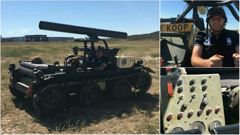 دبابة للبيع في شمال هولندا - سرعتها 45 كم في الساعة وخاضت عدة حروب !