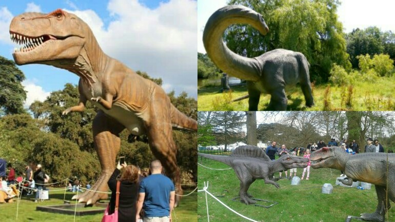 مملكة الديناصورات أصبحت جاهزة في حديقة Beatrixpark  في Schiedam - لقضاء يوم رائع للعائلة