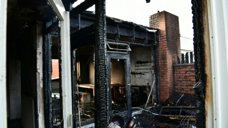 وقوع انفجار في منزل ليلة البارحة وتدميره بالكامل في آيندهوفن