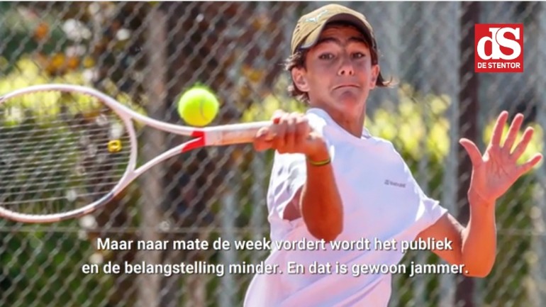 الشاب السوري تيم العظمة يفوز بكأس البطولة الهولندية Meppel Storks للتنس