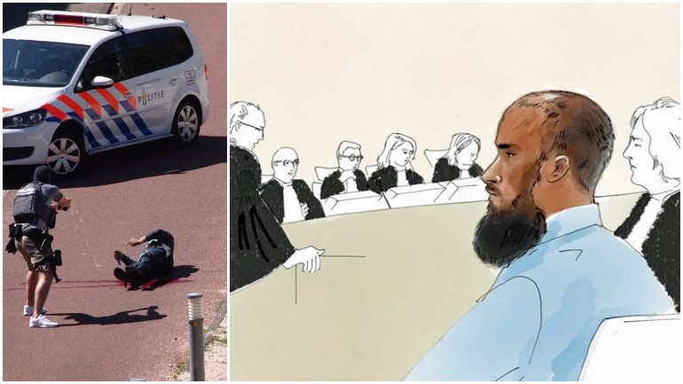 البدء بمحاكمة مالك مرتكب طعن Den Haag - النيابة العامة : أراد ارتكاب عمل ارهابي و مهاجمة كنيسة