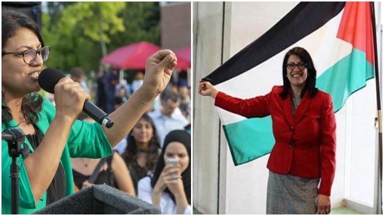 رشيدة طليب من أصول فلسطينية هي أول امرأة مسلمة ستدخل الكونغرس الأمريكي 