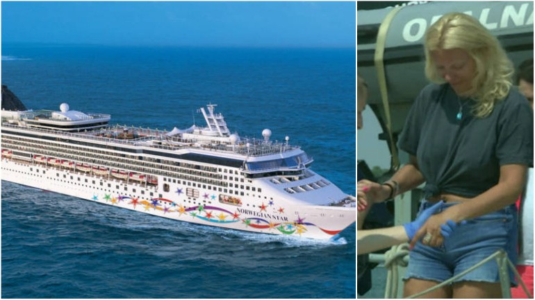 إنقاذ امرأة بريطانية بقيت 10 ساعات في البحر بعد سقوطها من سطح سفينة سياحية