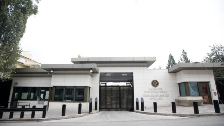 اطلاق النار على السفارة الأمريكية في العاصمة التركية أنقرة