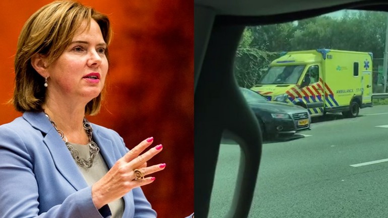 الوزيرة كورا تعبر عن استيائها من سلوك سائقي السيارات اليوم بعد حادث على A13