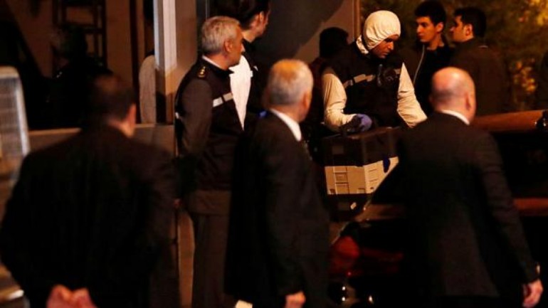 المحققون يغادون مبنى القنصلية السعودية في اسطنبول بعد البحوث طوال الليل