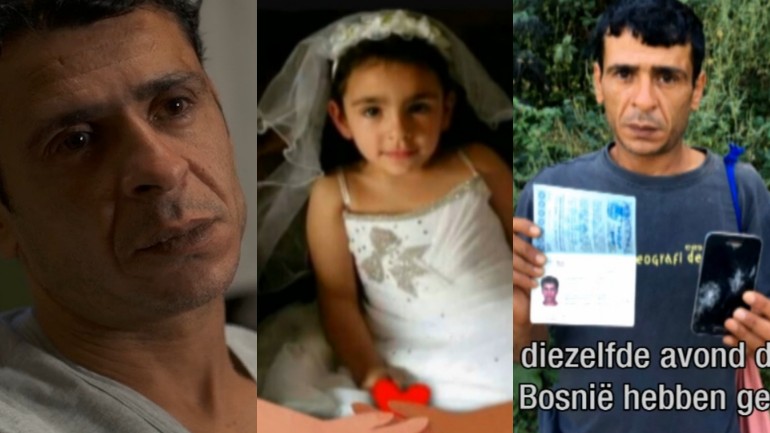 السوري فادي غازي فقد ابنته آلسا في كرواتيا وبقيت مع عائلة عراقية أثناء رحلة لجوئه إلى هولندا 