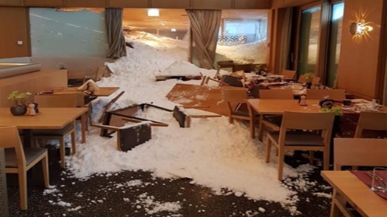 العديد من الوفيات بسبب الثلوج في ألمانيا والنمسا وانهيار ثلجي على فندق في سويسرا