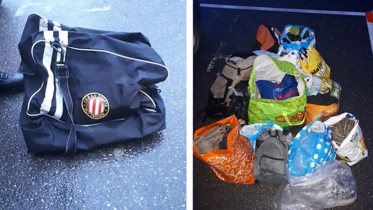 الشرطة تبحث عن مالكي حقائب وأكياس تم اكتشافها بين الشجيرات في شمال روتردام