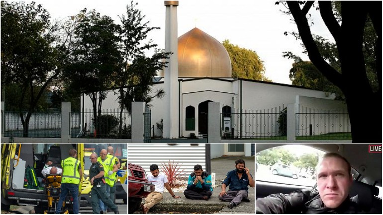 مقتل 49 شخص واصابة 48 أخرين بجروح في هجوم إرهابي على مسجدين في نيوزيلندا