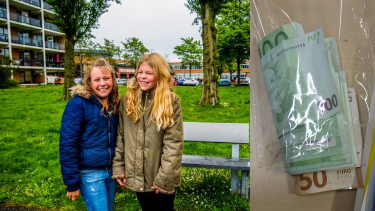 رجل غريب يقدم 1750 يورو لتلميذتين في روتردام لشراء الحلوى