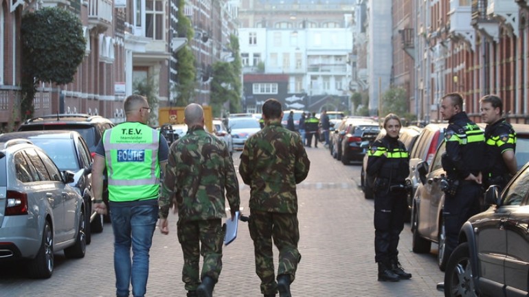 وقوع انفجار صباح اليوم في وسط مدينة أمستردام - الشرطة تقول أنها عبوة ناسفة