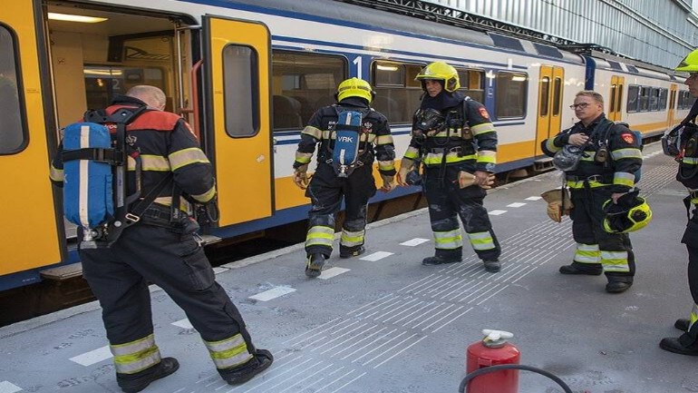 تدابير أمنية اضافية في محطة هارليم بعد حريق مفتعل في قطارين ليلة البارحة
