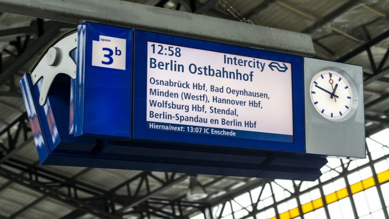 القطار الذي ينطلق من أمستردام إلى برلين غالبا سيمر عبر محطة أرنهيم