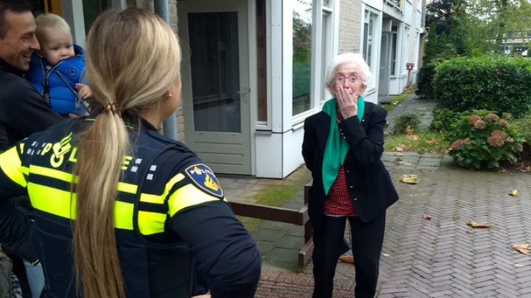 الشرطة تلقي القبض على الجدة ميا البالغة من العمر 90 عاماً وتزج بها في الزنزانة