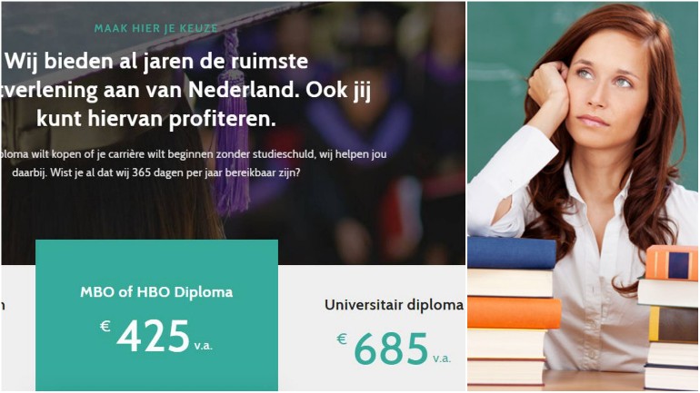 وزيرة التعليم الهولندية تحذر من موقع يعرض إلغاء ديون الدراسة لدى ال DUO و أيضاً منح شهادات بلا دراسة 
